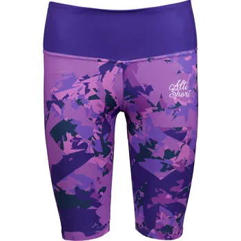 Dámské kalhoty Dámské legíny nad kolena premium ALTISPORT VOJ/ALW110LEG02 FIALOVÁ XL