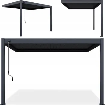 Zahradní stavba Zastřešení Gutroof je kovové, 292 x 400 x 256 cm