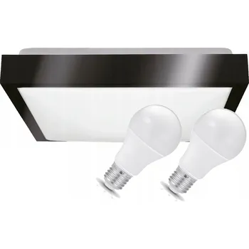 Stropní Svítidlo čtvercový Elektrosalon černý