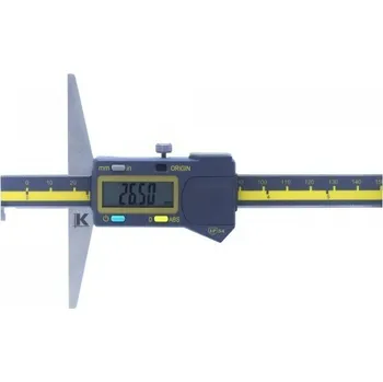 Digitální hloubkoměr 200mm s nosem ABS DIN862 PROFESIONAL , KMITEX KCZ-2052.2.200