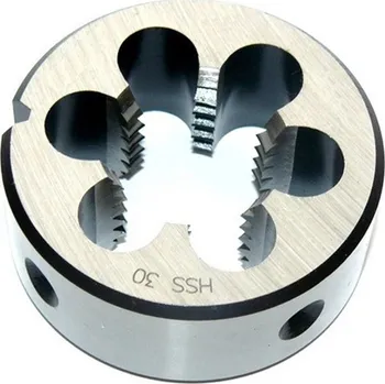 Závitořezný nástroj Závitová kruhová čelist G 5/8" HSS , VOLKEL 25420