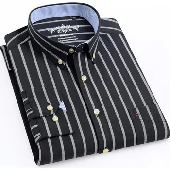 Pánská košile Pánská oxford košile s kapsou a zapínáním na knoflíky Velikost: 42, Barva (Varianta): 1006-72