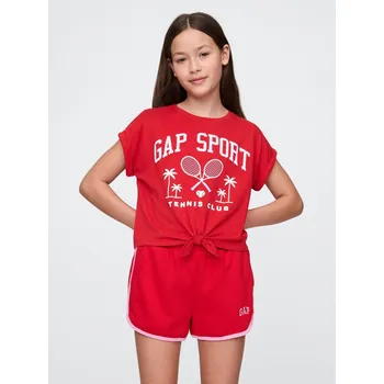 GAP Dívčí Dětské tričko s logem Gap Červená 140/146 (2856355)