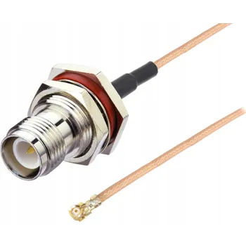 elektrický kabel Propojovací kabel UFL samice na TNC RP samice, RG178, 30 cm