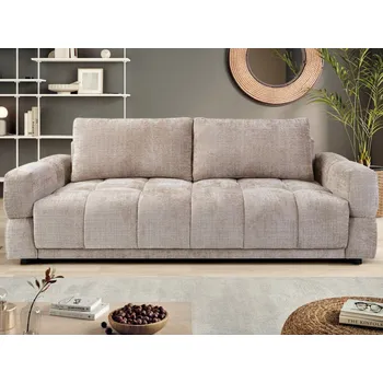 Pohovka Rozkládací pohovka Dante, béžová strukturovaná tkanina