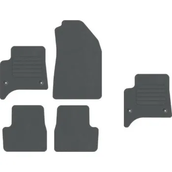 autokoberec Kobercové rohožky Edecor velurové 5 ks