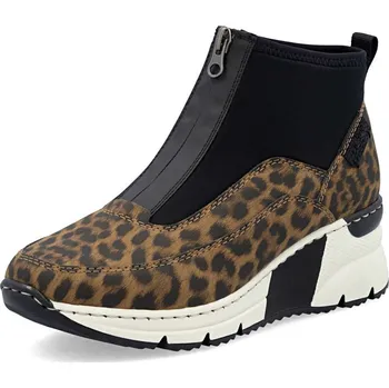 Dámské kozačky Dámská kotníková obuv RIEKER N6352-90 hnědá W5 40