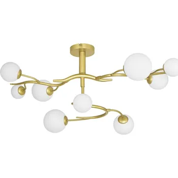 Brilagi - LED Přisazený lustr MISTEL 9xG9/3W/230V zlatá/bílá