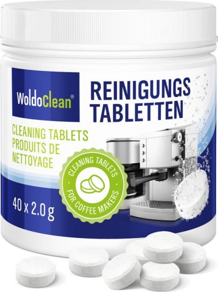 WoldoClean Čistící tablety do kávovaru 40ks
