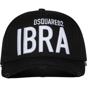 Čepice DSQUARED2 IBRA Black kšiltovka Černá