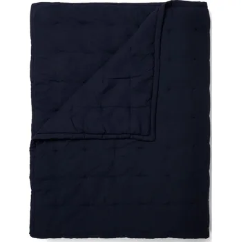 Přehoz na lůžko Essenza, Přehoz Ruth 180 x 265 cm temně modrý - Formadore