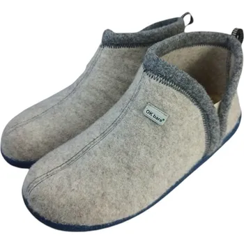Dámská zdravotní obuv Barefoot papuče LALLA šedá 38