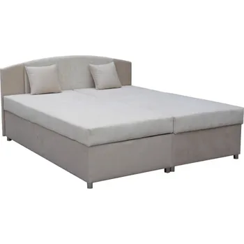 Postel IZABELA NEW 2 čalouněná postel 180 cm, béžová