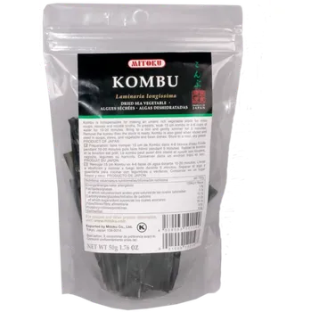 Sušená zelenina Sunfood Kombu mořské řasy 50 g