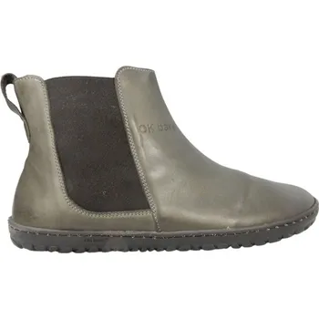 Dámská fitness obuv Dámská kotníčková celokožená barefoot obuv KEA šedá 40