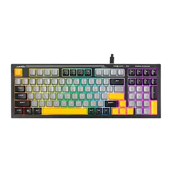 Klávesnice Marvo K638B, klávesnice US, herní, drátová (USB), černá, podsvícení