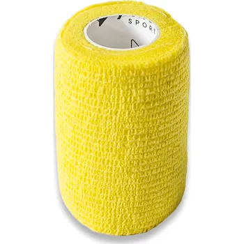 Tejpovací páska ZARYS lnternational Group yellowBAND, kohezivní obinadlo, 5 cm x 4,5 m, 12 ks Velikost: Žlutá