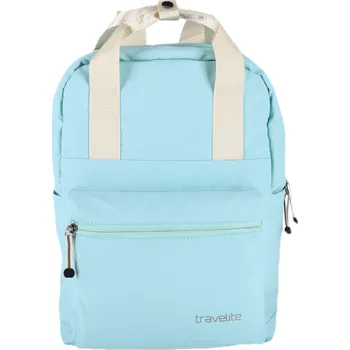 Školní batoh Travelite Basics Canvas Backpack Light blue 11l + Sleva 5% s kódem AKCE5