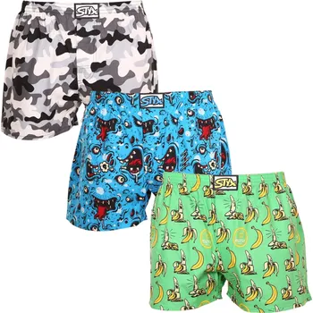 Trenýrky 3PACK pánské trenky Styx art klasická guma vícebarevné (3A13917) S Možnost vrácení zboží ZDARMA do 120 dnů!