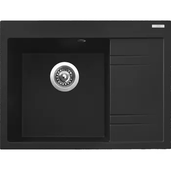 Granitový dřez Sinks granitový dřez RIM 650 L Metalblack levý
