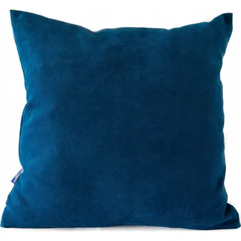 Povlak na dekorativní polštářek Dekorační povlak na polštář VELURI/TMAVĚ MODRÁ/40x40