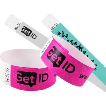 Náramek ID náramek Tyvek® 25 mm s černým potiskem