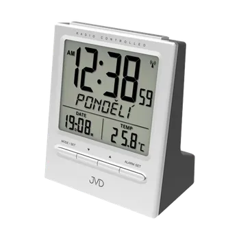 Budík JVD RB9299.1 stříbrná
