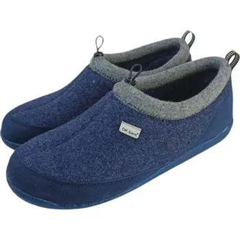 Dámská fitness obuv Pánské barefoot pantofle OLIVER tmavě modrá 45