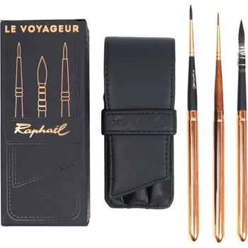 Umělecký štětec Cestovní akvarelová sada štětdů Raphael 3 ks
