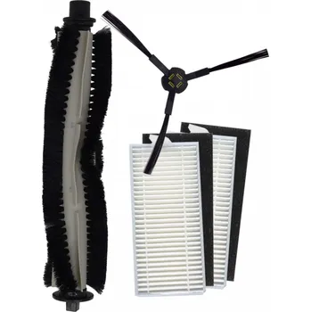 Sada příslušenství pro robotický vysavač Sada kartáčů a HEPA filtry pro SILVERCREST SSR AA1 (LIDL) 4ks