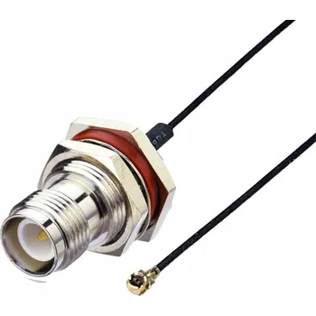 elektrický kabel Propojovací kabel UFL (samice) - TNC RP (samice), RG178, 1 m