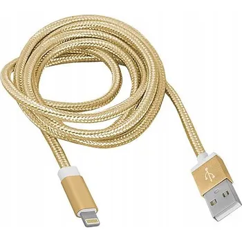 Datový kabel Kabel USB - Apple Lightning 2 m zlatý LTC