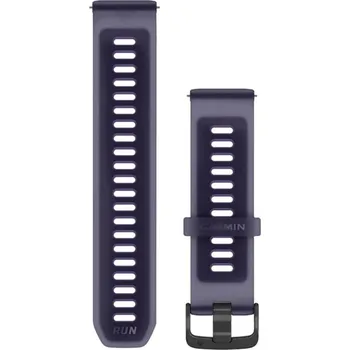 Řemínek na hodinky Garmin Řemínek Quick Release 22, Silikonový, Poloprůhledný Imperial Purple/Indigo