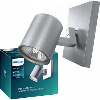 Nástěnné svítidlo Nástěnné svítidlo Philips šedé GU10 20 W