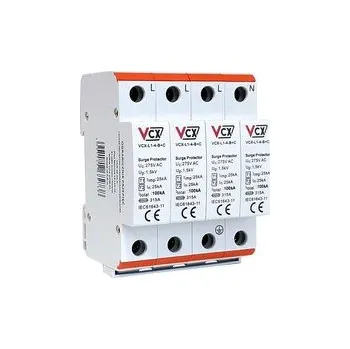 Přepěťová ochrana Přep. ochrana VCX L1-4-B+C AC třída T1T2 (B+C) 4P 25kA s jiskřištěm