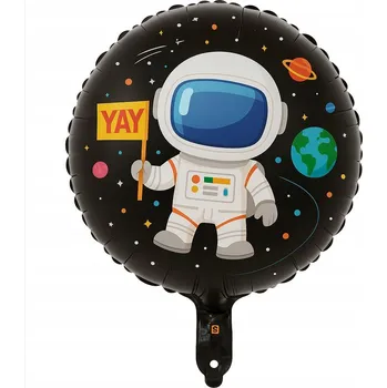 Balónek Fóliový balónek ASTRONAUT 45 cm KOSMOS NAROZENINY PRO CHLAPCE