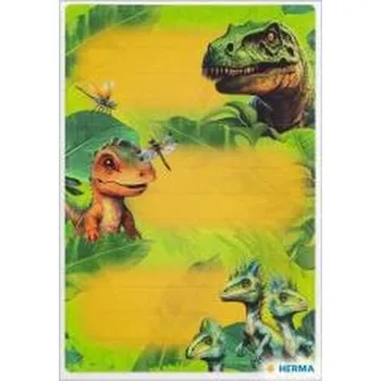 Set školních potřeb Naklejki szkolne - Dinozaury 9szt