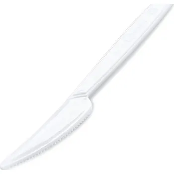 Krabice na pečivo Nůž opakovatelně použitelný 18,5 cm / bílý / 50 kusů