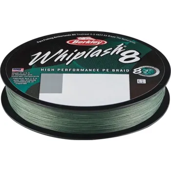 BERKLEY - Splétaná šňůra Whiplash 8 Green 0,16 mm 20,9 kg 300 m