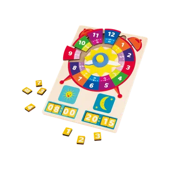Puzzle lupilu® Dřevěné puzzle (hodiny)