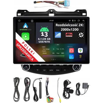 Autorádio 2K HD QLED AUTORÁDIO 2DIN ANDROID HONDA ACCORD VII 6/128 GB DSP CARPLAY LTE