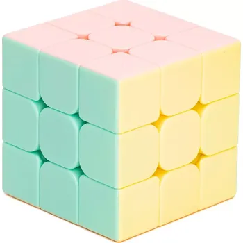 Hlavolam Kostka 3x3x3 ShengShou Legend Barevný plast pastelové odstíny