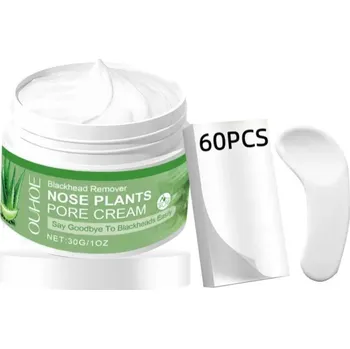 Pleťový krém Krém na černé tečky Ouhoe Nose Plants Pore Kit, 30g, 60 ks absorpčních papírků