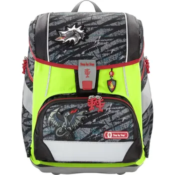 Školní batoh Reflexní vesta pro aktovku Step by Step 2v1, zelená + Sleva 5% s kódem AKCE5