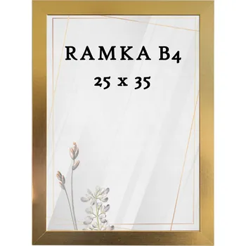Obraz Rámeček ZLATÝ B4 25x35 cm DAISY rám na fotografie diplom certifikát plakát foto