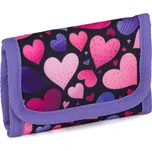 Dívčí textilní peněženka TOPGAL WALI srdíčka fialová