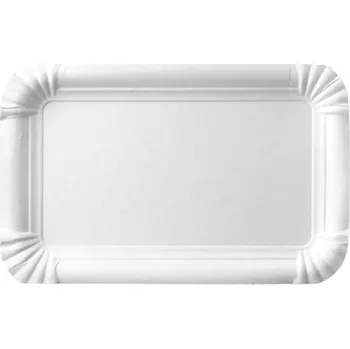 Krabice na pečivo Papírové tácky 16x23 cm / č.5 / 100 kusů