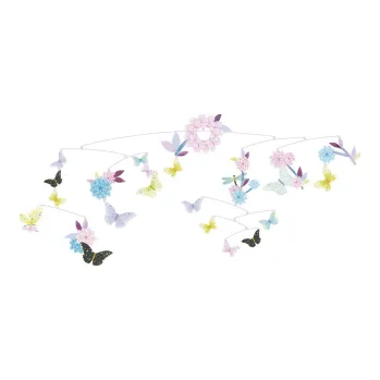 Dekorace do dětského pokoje Závěsný kolotoč - Poletující motýlci