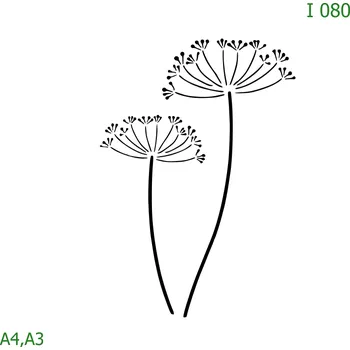Šablona I 080 - A4 , Lepící fólie