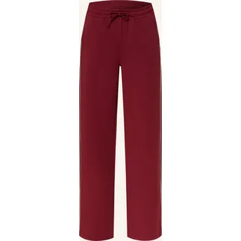 Mrs & Hugs Dámské Tepláky S Galonovými Pruhy, tmavě červená, 42